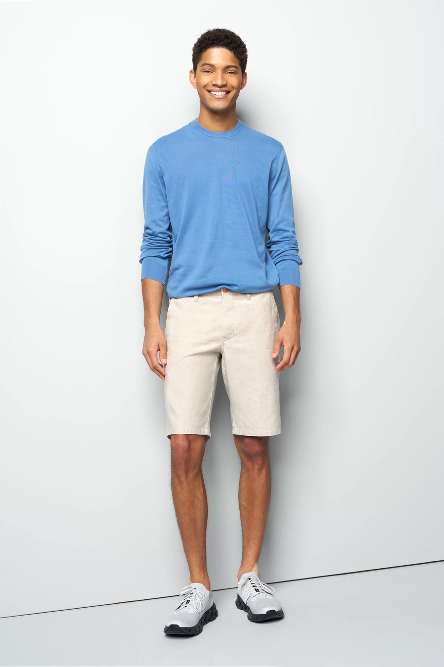 SHORT 1-6027 STRETCH HALF LINEN