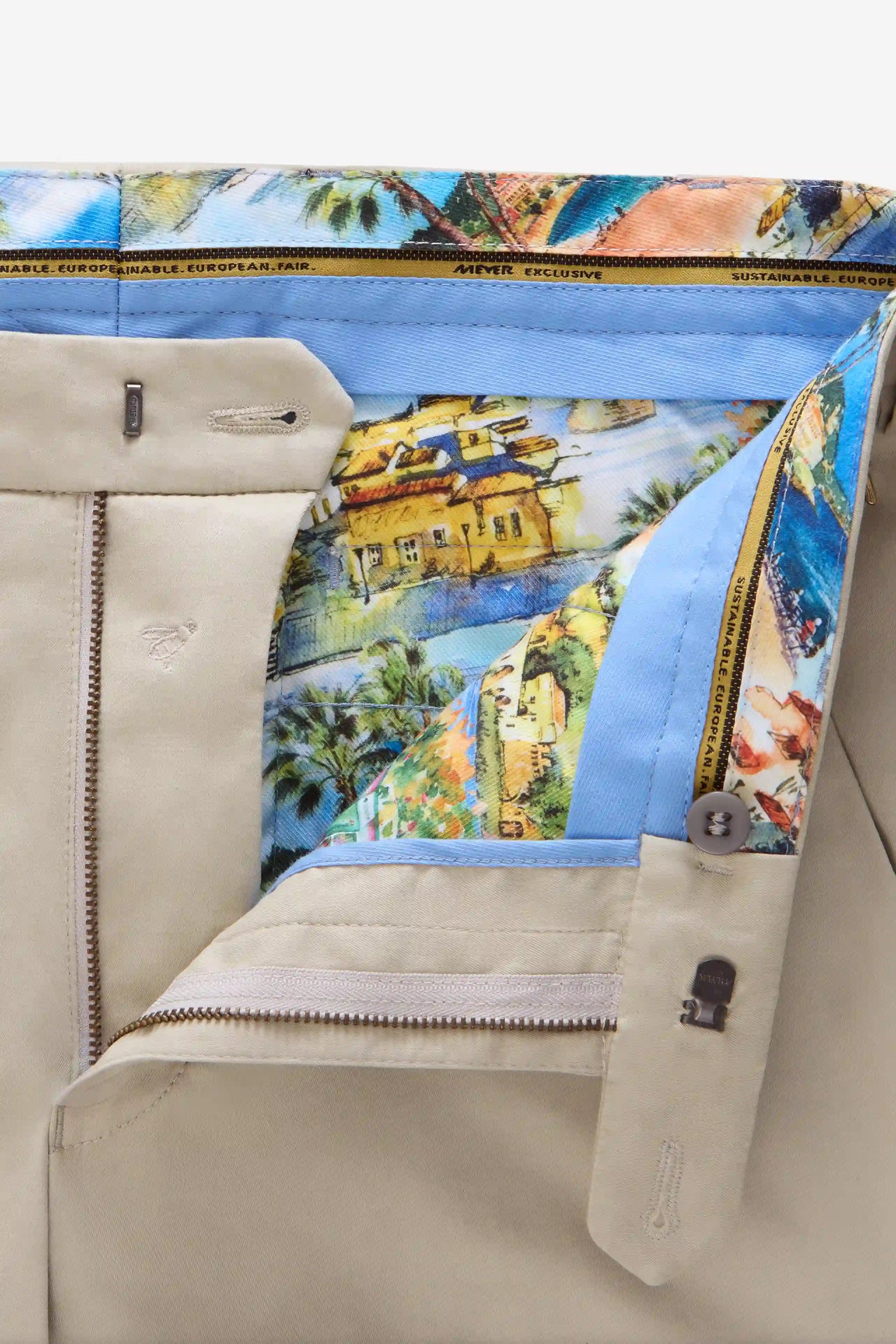 Bonn 1-8142 COTTON/SILK CHINOS