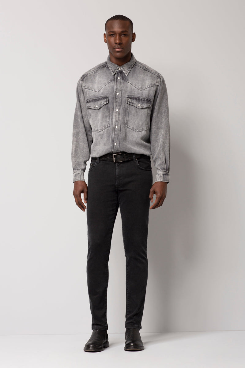 SLIM 9-6263 JERSEY DENIM