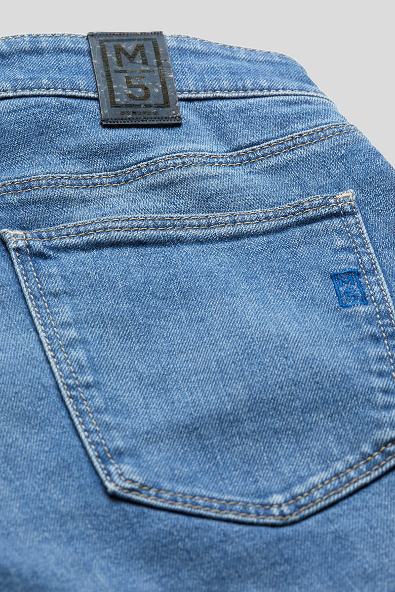 SUPER-SLIM 9-6242 BLEACHED DENIM